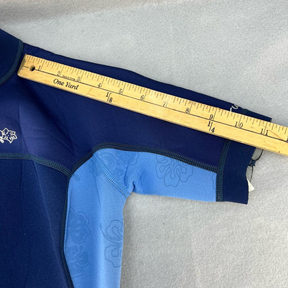 Women’s Shorty Wetsuit - Navy/Light Blue - Picture 15 of 16